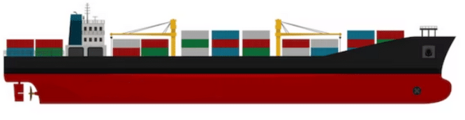 trasporto via mare navi container